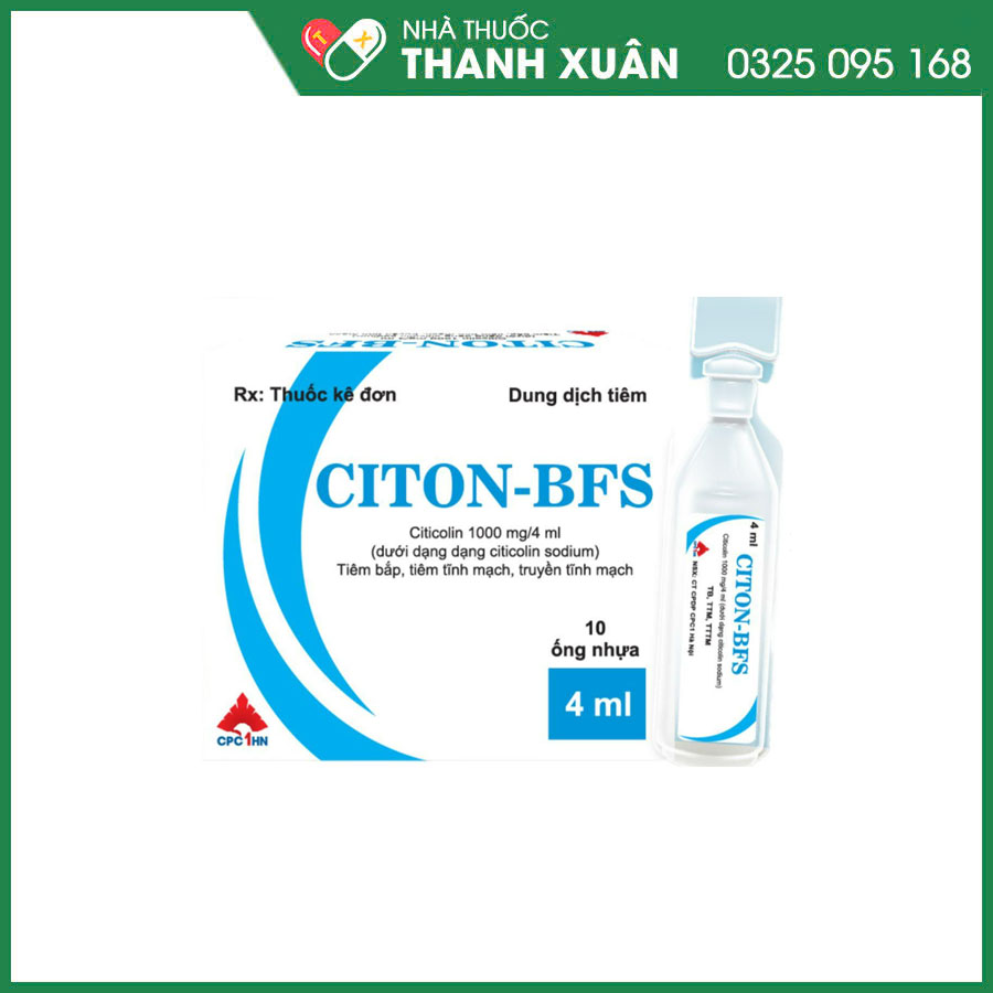 Citon-BFS thuốc điều trị trong giai đoạn cấp của chấn thương sọ não kèm rối loạn tri giác ở người lớn